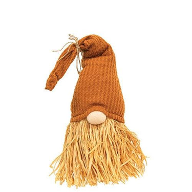 Burnt Orange Raffia Gnome Small - The Fox Decor